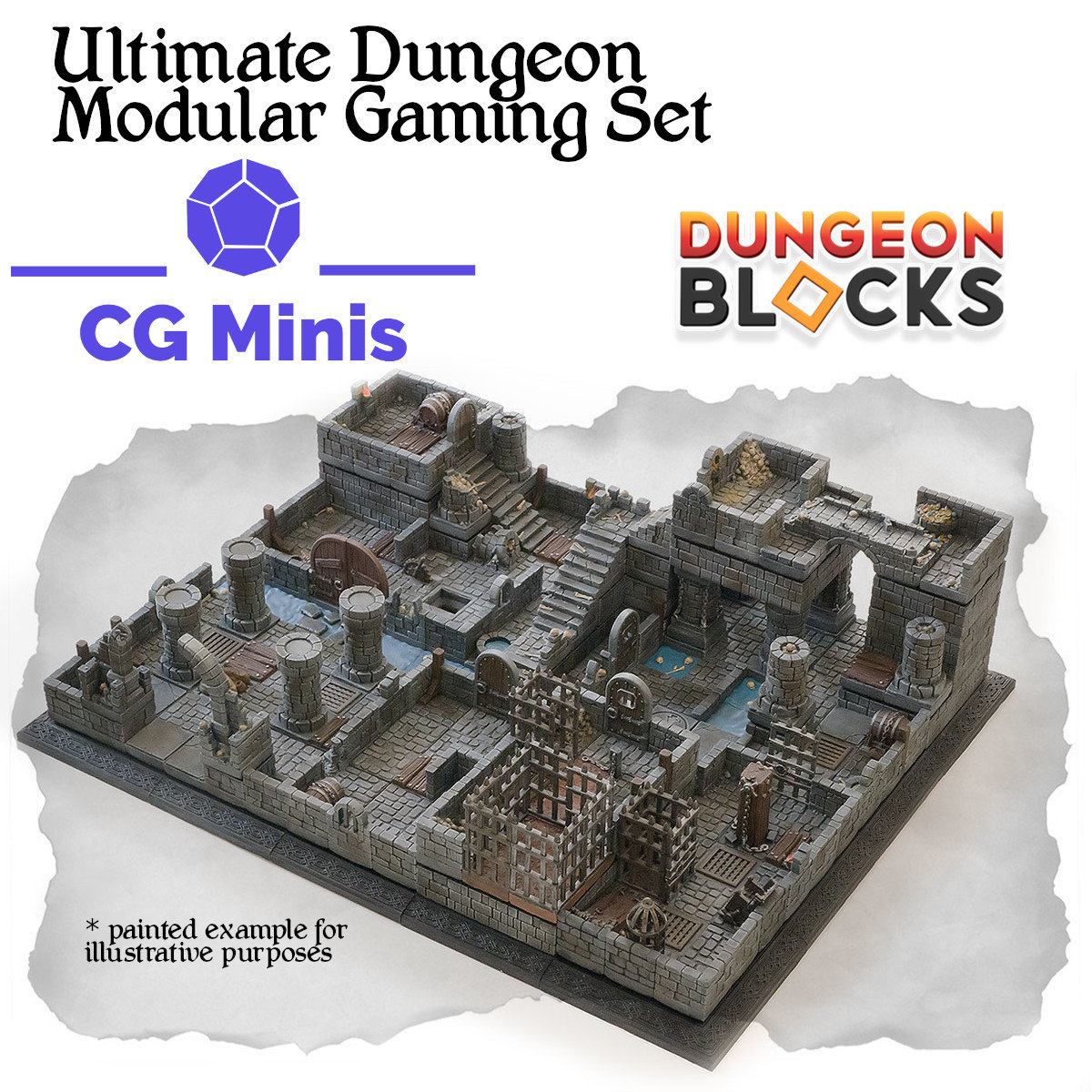 Ultimate Dungeon Large Starter Set | 84 Blocks | Modular Ultimate Dungeon Large Starter Set | 84 Blocks | Modular