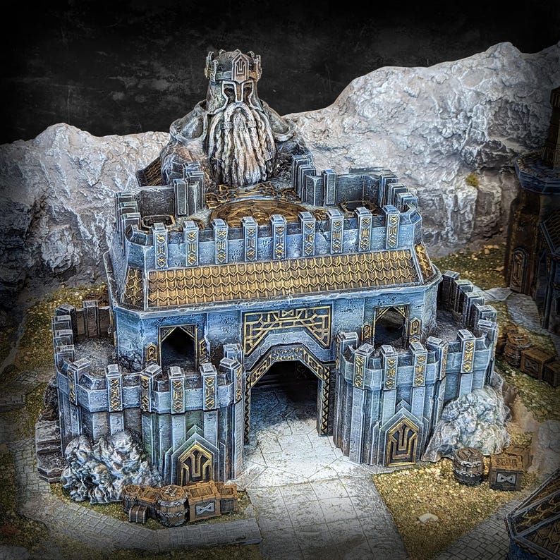 Kingdom of Durak Deep | Conquest Creations | Dwarven Terrain for Dungeons and Dragons, Pathfinder, MESBG image 4