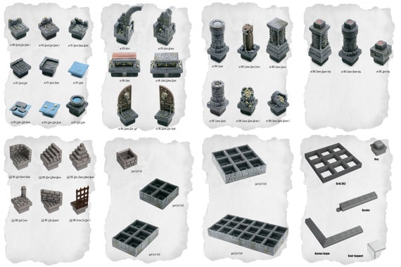 Ultimate Dungeon Large Starter Set | 84 Blocks | Modular Ultimate Dungeon Large Starter Set | 84 Blocks | Modular