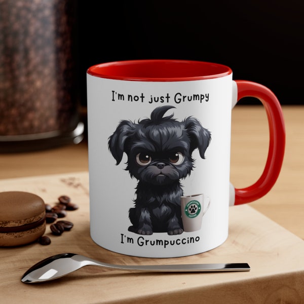 Grumpy dog mug, Funny dog mugs, Silly dog mug, Humorous dog mug, Anime dog mug, Dog lovers gift, Coffee Mug, 11oz