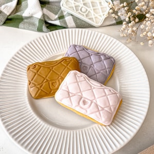 Fashion bag cookie cutter - fashion designer bag cookie cutter