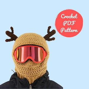 Häkelanleitung Hirsch Balaclava *ENGLISH*