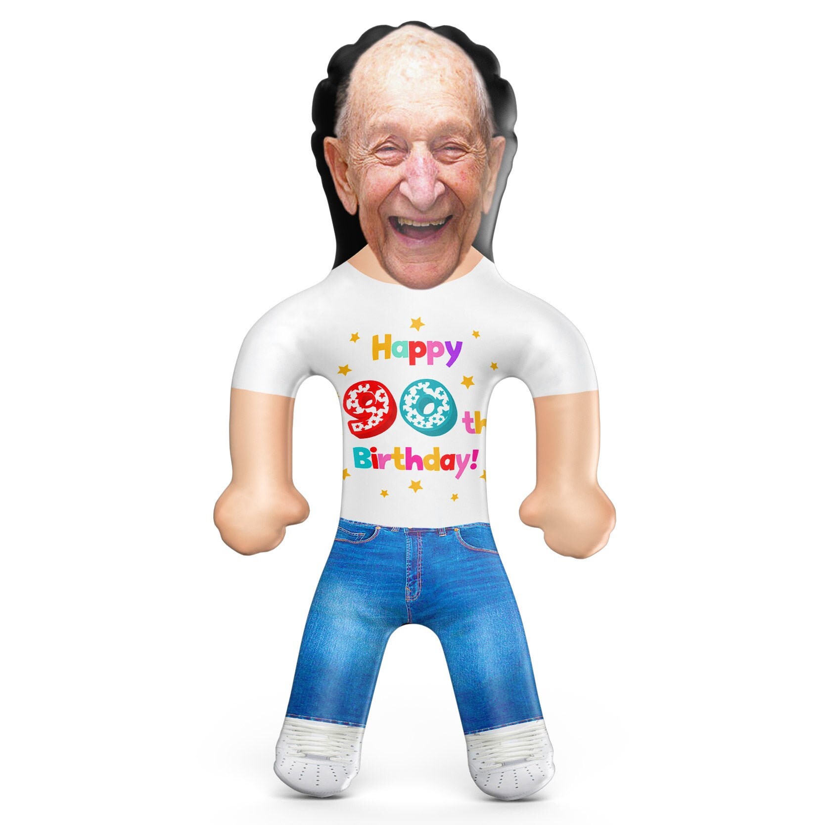 Poupée gonflable gonflable des 90 ans