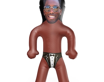 Tuxedo Speedos Inflatable Blow Up Doll, Hen Party, Bachelorette, Wedding Favors