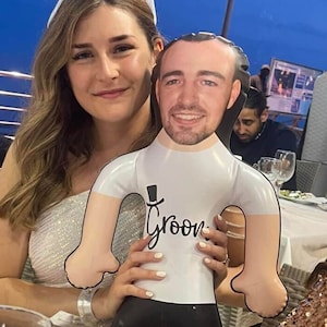 Groom T Shirt Inflatable Custom Doll, Hen Party, Bachelorette, Gifts For Bride To Be
