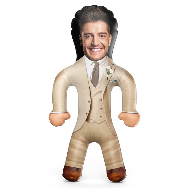 Groom Stone Suit Inflatable Man Doll, Wedding Gifts, Hen Do, Bachelorette Accessories