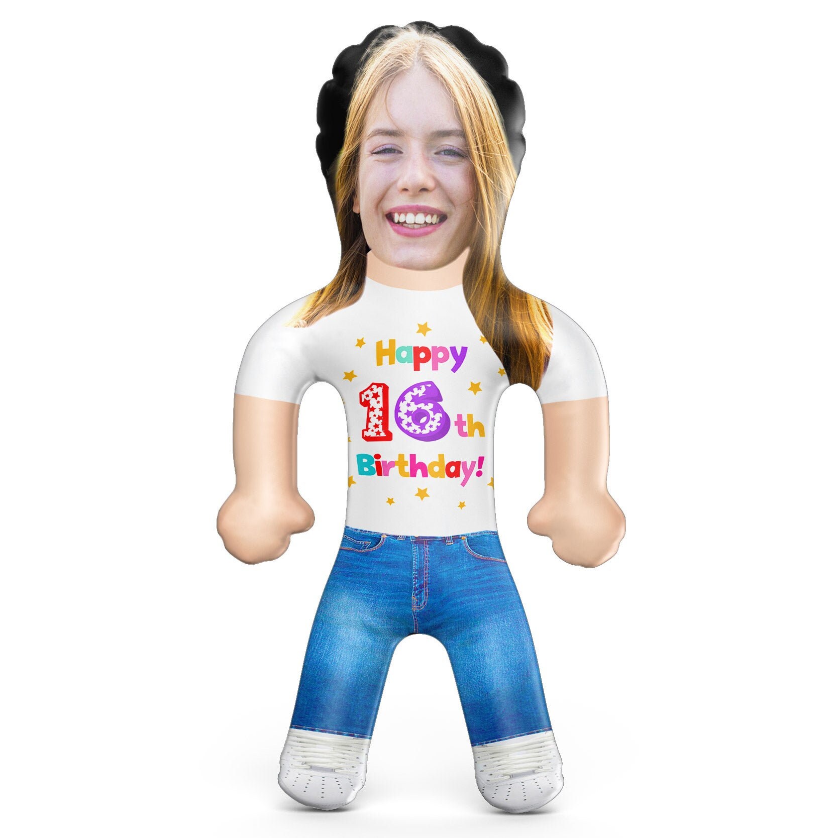 Poupée gonflable gonflable pour 16e anniversaire