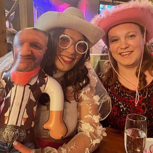 Bambola gonfiabile personalizzata da cowboy