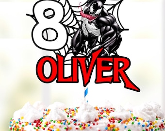 Personalized DIGITAL file Cake Topper -Themed Digital Printable File - digital file ONLY - You Print