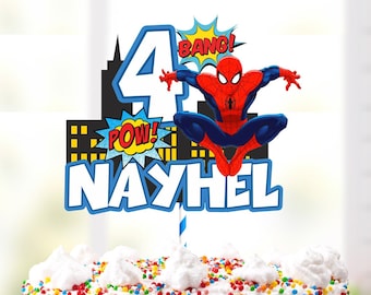 Personalized DIGITAL file Cake Topper -Themed Digital Printable File - digital file ONLY - You Print