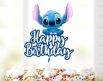 Archivo DIGITAL Cake Topper - Archivo imprimible digital temático - SOLO archivo digital - Usted imprime