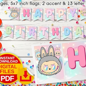 DIGITAL file banner -Themed Digital Printable File - digital file ONLY - You Print