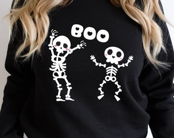 Halloween Sublimation Design • 300dpi PNG • BOO Skeletons  • Halloween Tshirt • Tote Sublimation • Cute Skeleton Sublimation •Kids Halloween