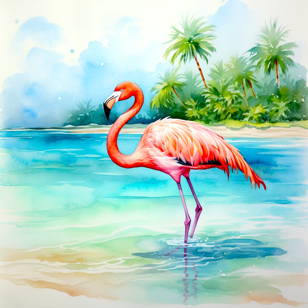 Cheap Huacan 5D Diamond Painting Kits for Adults Flamingo Square