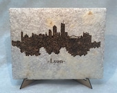 Plaque de Mycelium & gravage laser - Lyon (France)