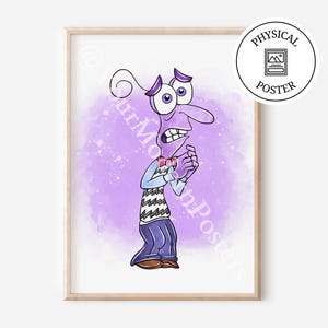 1 Poster Von innen nach außen 2 Charaktere - Kinderzimmer Kunst Dekor - Poster Aquarell Kunst - innen nach außen Drucke für Kinder - Kindermotivation