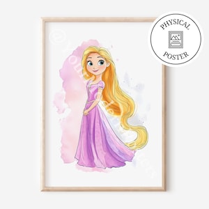 1 Princess Poster, Princesses Wall Decor, Girl Room Decor Posters, Princess Nursery, Princess Print Kid&#39;s Bedroom Decoration, Princess Gift