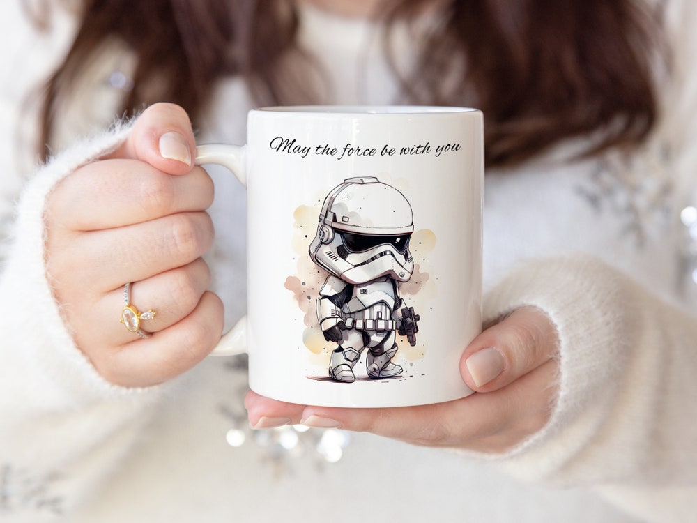 Personalised Star Wars Mug - Ceramic Mug Design - Custom Unique Gift Idea - Baby Yoda Coffee Mug - Star Wars Gift Mug - Mandalorian Gift Bespoketshirt