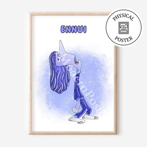 1 Poster Von innen nach außen 2 Charaktere - Kinderzimmer Kunst Dekor - Poster Aquarell Kunst - innen nach außen Drucke für Kinder - Kindermotivation