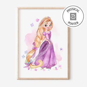 1 Princess Poster, Princesses Wall Decor, Girl Room Decor Posters, Princess Nursery, Princess Print Kid&#39;s Bedroom Decoration, Princess Gift