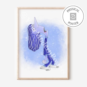 1 Poster Von innen nach außen 2 Charaktere - Kinderzimmer Kunst Dekor - Poster Aquarell Kunst - innen nach außen Drucke für Kinder - Kindermotivation