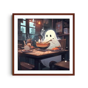 Ghosty the adventurous spirit. Ramen