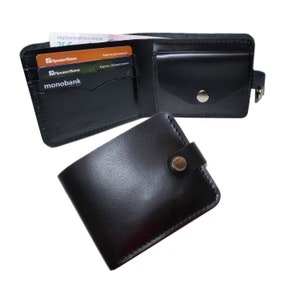 Geschenk für Ihn | Perfekte kompakte Lederbrieftasche für Herren | Echtleder Geldbörse