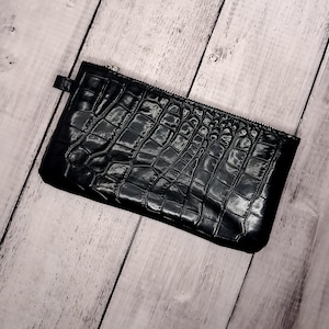 Cartera de piel, Cartera de mano, Neceser de piel, Neceser de piel para cosméticos, Neceser de mujer, Neceser de maquillaje, Neceser para cosméticos