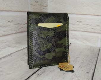RFID Leather Wallet | Genuine Leather Wallet Men's | Unique Gift | Front Pocket wallet
