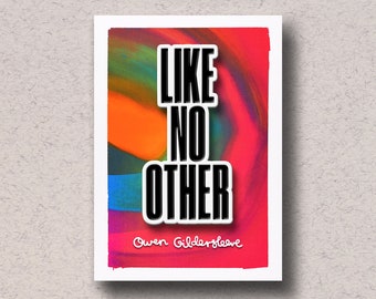 Like No Other – Silver Enamel Pin – Typography Graphic Design Apparel Style