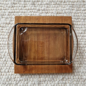 Teak tray 60s
