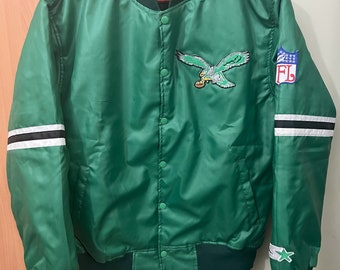 Men’s Renegade Philadelphia Varsity Jacket | Eagles Letterman Green Bomber Jacket