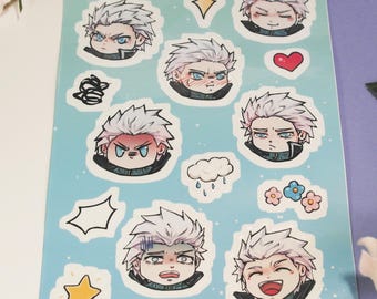 DMC Chibi Vergil Sticker Sheet