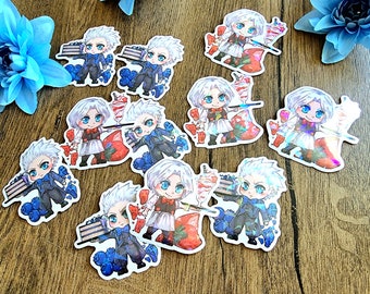 DMC Dante & Vergil Berry Stickers [CLEARANCE!]