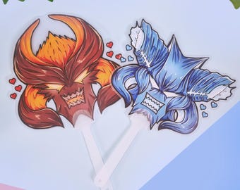DMC Vergil & Dante PVC Hand Fans