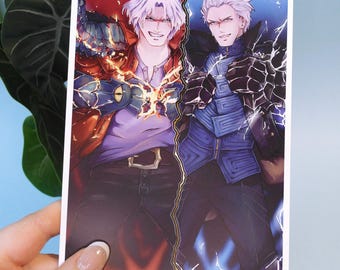 DMC Dante Vergil Foil Art Print