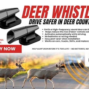 Hertenfluitje voor auto's: verkeersveiligheid, eenvoudige installatie