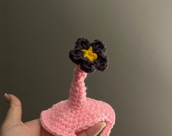 Crochet Pikmin Hat for Cats