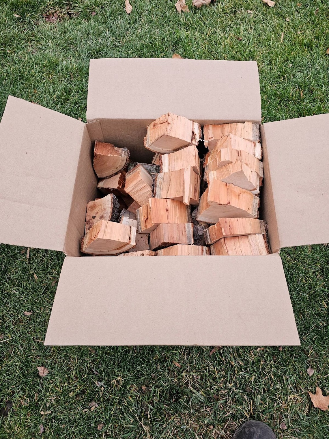 Wild Black Cherry Wood Chunks for Smoker, Smoking Chunks Approx. 22 Lbs