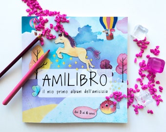 Amilibro, per bambine dai 3 ai 6 anni, album dell'amicizia