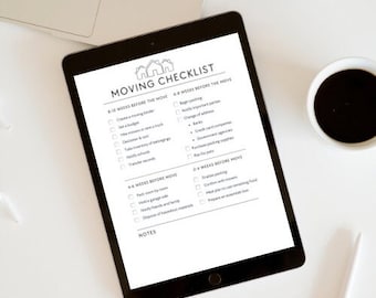 Moving checklist, Moving planner, Real Estate Moving Checklist, Moving binder, Moving checklist printable, Printable moving to-do list