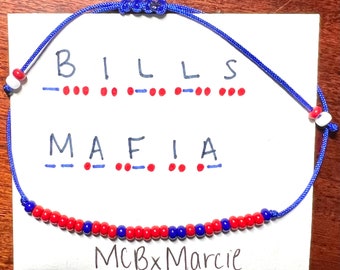 Bracelet Code Morse Bills MAFIA