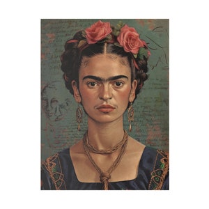 Frida Kalho Oil Painting On Canvas Frida Art For Home Decor Fridas Painting Contemporary Wall Art Mexican Art Reproduction Prints On Canvas