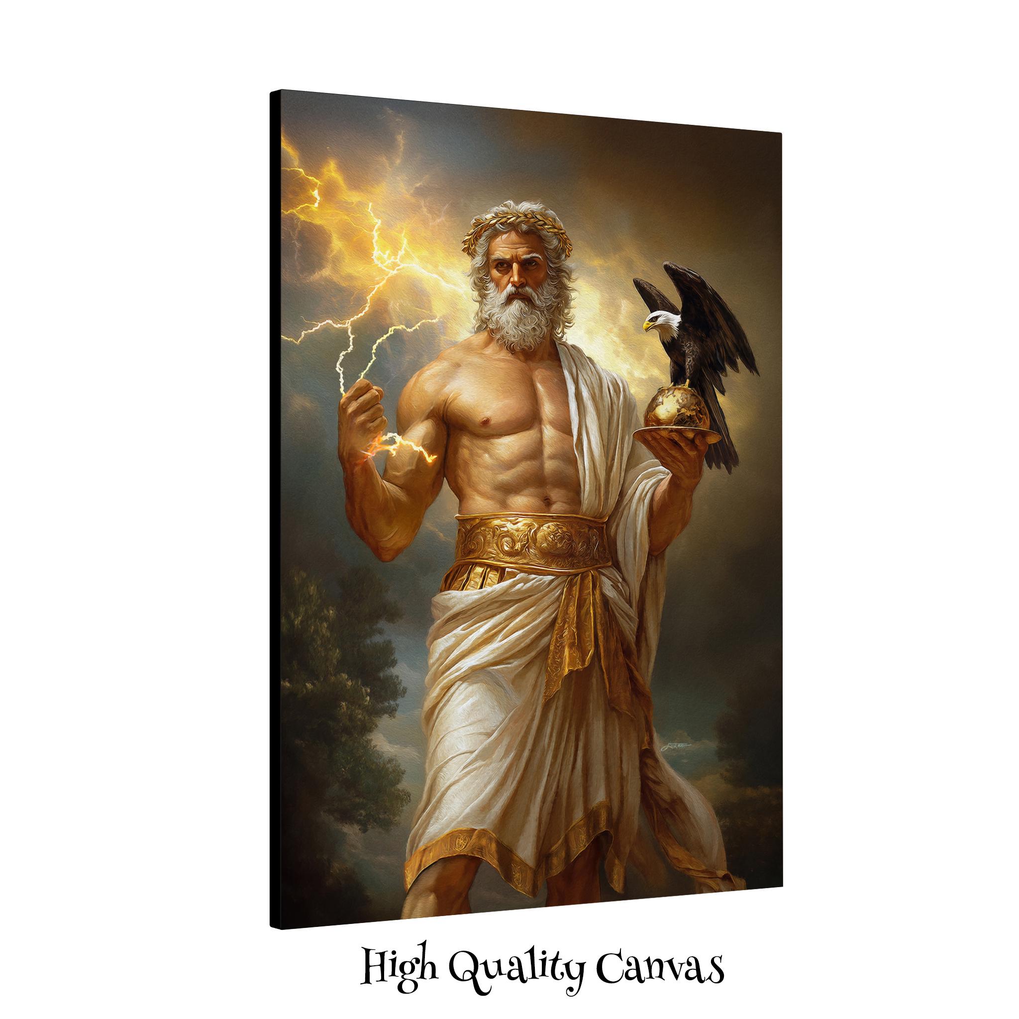 ゼウスアート：ギリシャ神話の神 ファインアートプリント - Etsy 日本