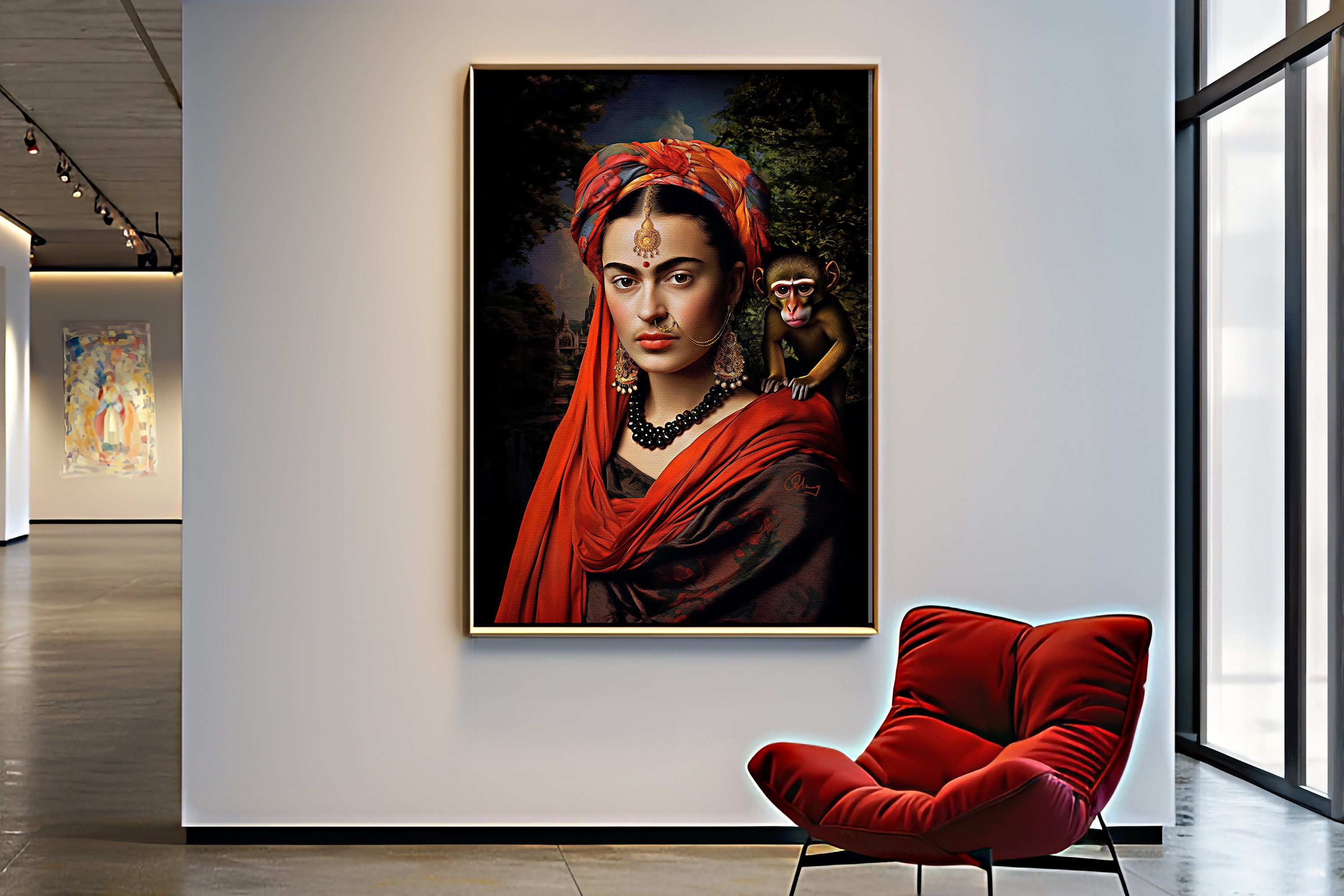 Frida Kalho Oil Painting Canvas Or Paper Frida Art For Home Decor Fridas Painting Contemporary Wall Art Mexican Art Reproduction Prints