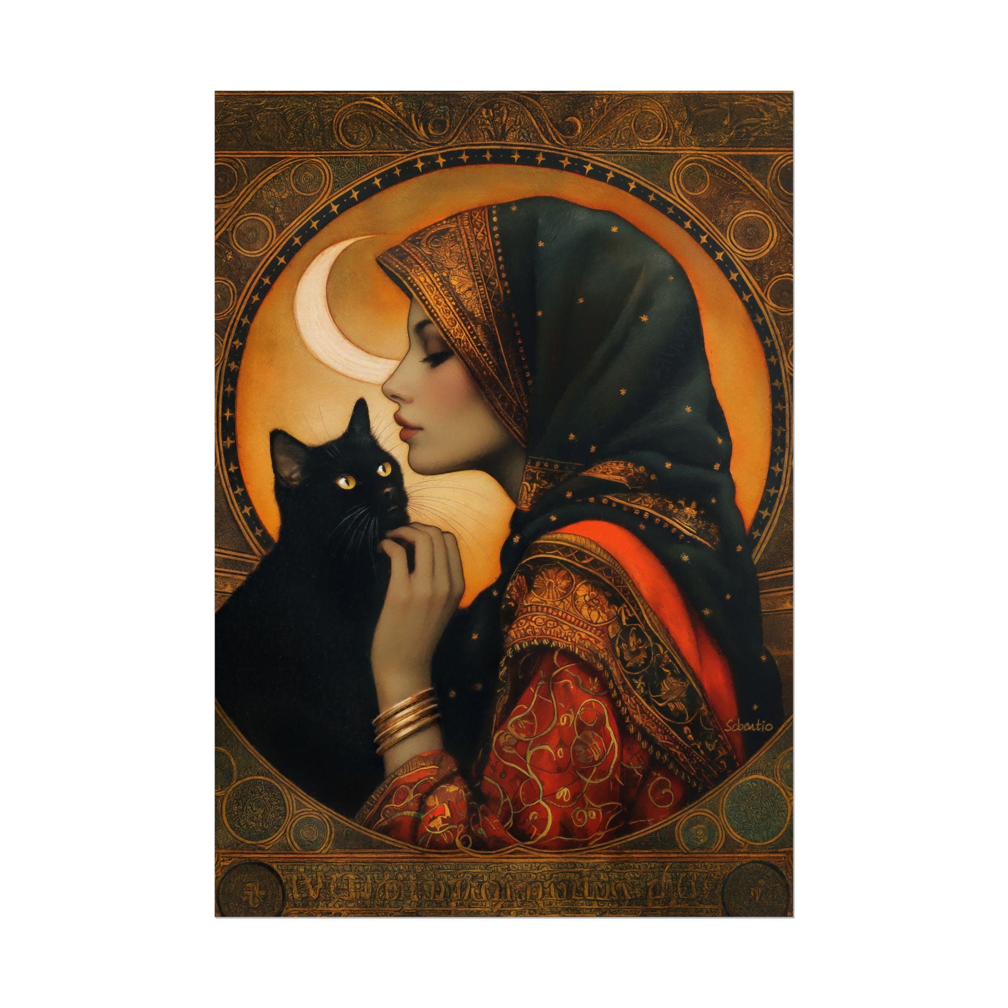 Society6 ケース Black Cat by Leah Reena Goren il_fullxfull.5280877725_5hho.jpg