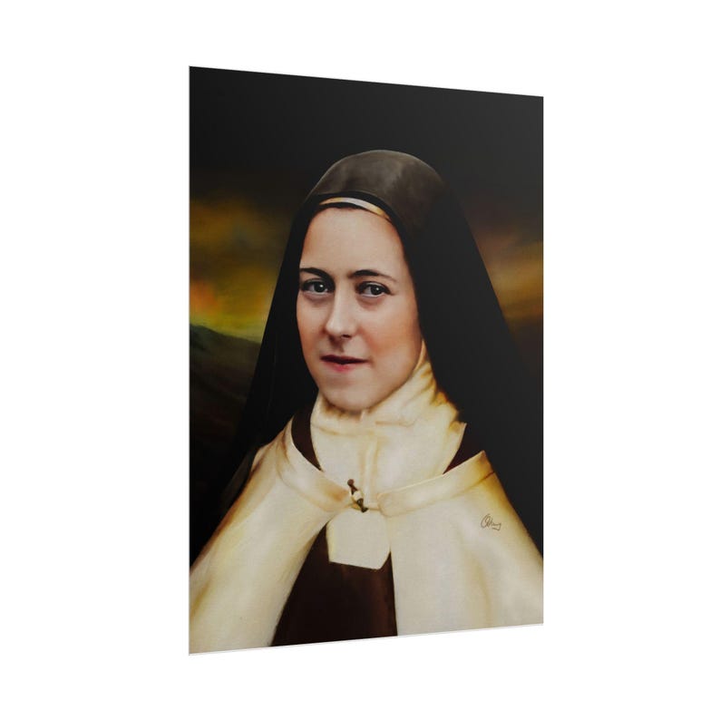 Saint Therese of Lisieux Painting: French Carmelite Nun Art - Etsy