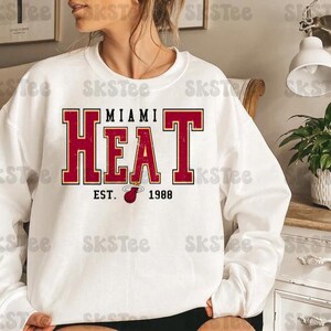 Miami Heat 20-21 Crew Neck Black