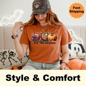 Comfort Colors® Tis The Season, Fall Coffee Shirt, Hot Coffee Shirt, Coffee Lovers Shirt, Fall PSL Shirt, Pumpkin Latte Drink, Thanksgiving