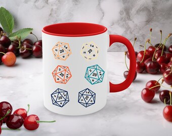 DnD Vintage D20 mug DnD gifts  D&D mug  Dungeons and Dragons mug  Dungeon Master Mug dnd mug  DnD Dad dnd gifts for Dm